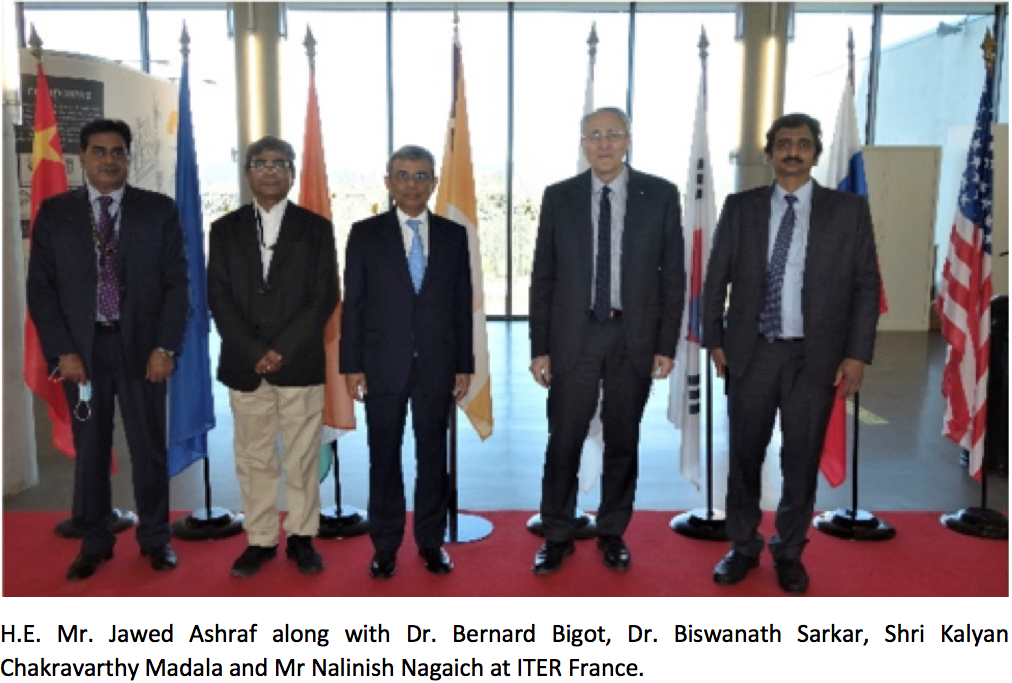 Visit by India’s Ambassador to France H.E Shri Jawed Ashraf to ITER Organisation France