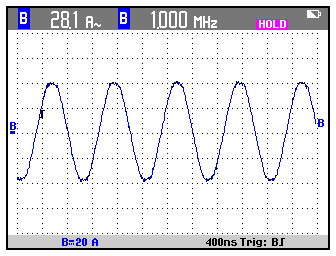 RF Current at 40kW 50Ohm load